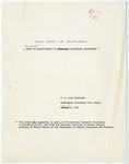 Fig. 114. Typewritten title page with handwritten revisions in red ink, along with “Revised Copy” in the upper right corner. The revised title is: “They Meet in Tearooms: A Preliminary Study of Participants in Homosexual Encounters.”