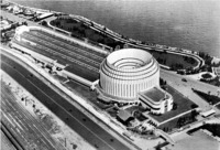 Lower Left. The original Rotunda at the World's Fair, Chicago, 1934
