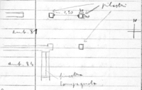 Excavation Notebook 4, 6–16 April 1977, page 105.