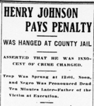 Headline, Memphis Commercial Appeal, August 9, 1908, p. 4.