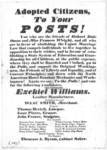 Citation: Adopted Citizens to your Posts! (New York: n.p., 1830).