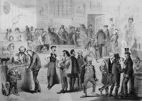 Figure 3.1 Edward Jump, "Saturday Afternoon at Frank Leslie's, 1868-69 (537 Pearl St N.Y. City)."