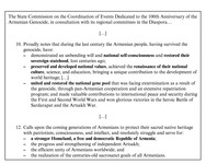 Figure 9.1. Text extract form the “Pan-Armenian Declaration on the Centennial of the Armenian Genocide” in 2015