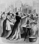 Figure 4.2 "The House of the Good Shepherd, an institution for the reformation of fallen women, 89th and 90th Streets, East River, New York City—The Magdalens at work in the laundry."