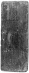 Schreibübungenzugriechischem Vertrags formular; Oxyrhynchites, VII n. Chr. Black and white image of a piece of papyrus with writing on it.