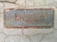Fig. 7.15. Porticus 60, west wall, panel 21, harbor scene (70 x 25 cm). Photo: G. Tucker.