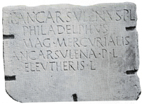 Photo: From A. Casale and C. Giordano, “Iscrizioni pompeiane inedite scoperte tra gli anni 1954–1978,” Atti dell'Accademia Pontaniana 39 (1991), 292, cat. no. 64.