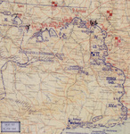 February 14, 1942, "Gr. Sanne" is 100th Light Div. Full map (multi-MB file).