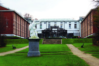 Contemporary photograph of the Royal Africa Museum grounds
