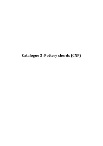 Catalogue entries for each pottery sherd analysed, including colour photographs, thin section, and macroscopic/microscopic analysis.