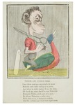 Valentine's Day Cards: Tailor and Patron Bird. Date: 1840.
