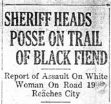 Headline, Ocala Evening Star, October 8, 1931, p. 1.
