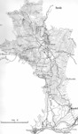 1 Topographical map of the Licenza valley (=Lugli 1926, Tav. 1).