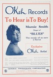 OKeh Records: To Hear Is to Buy!” advertisement for Mamie Smith’s “Crazy Blues