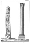 Classical or pharaonic trophy: which should go to France? "Cleopatra's Needle" and "Pompey's Pillar," Alexandria. In Benoît de Maillet, Description de l'Égypte, ed. L'abbé le Mascrier (Paris, 1735), 144.