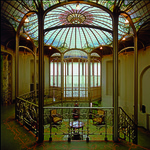 Archival photograph of Hôtel Van Éetvelde interior. Copyright Bastin and Evrard