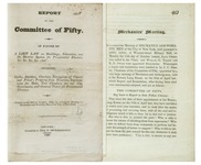 Report of the Committee of Fifty (October 19, 1829)