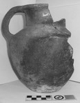 Fig. 18. Photo of intact jug with patch of black soot on exterior belly.