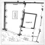 Figure 53 Ostia, I, xix, 3, Aula dei Mensores and adjoining temple, plan.