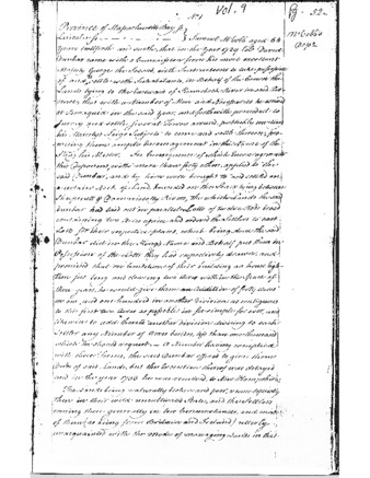 Chapter 17 Samuel McCobb, Lobster Cove, Lincoln County, Maine, legal deposition sworn before Thomas Rice and John Stinson, Justices of the Peace, Boothbay, Maine, 23 October 1772