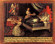 Source: Ex-voto to San Miguel. Anonymous, 1783. Private collection, Mexico City, Mexico.