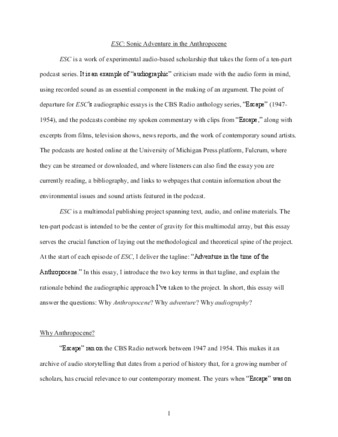 Document titled Introductory essay