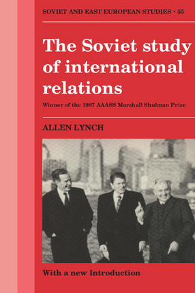 Cover image for The Soviet study of international relations