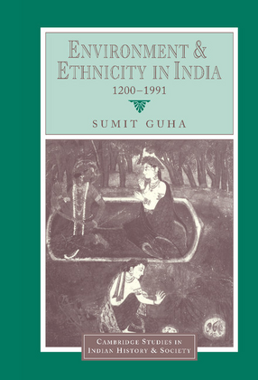 Cover image for Environment and ethnicity in India, 1200-1991