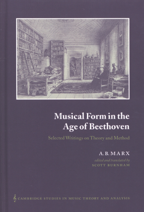 Cover image for Musical form in the age of Beethoven: selected writings on theory and method