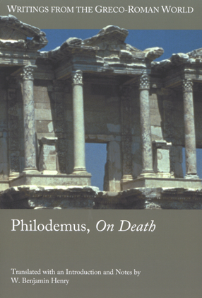 Cover image for Philodemus, On death