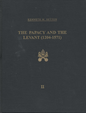 Cover image for The Papacy and the Levant, 1204-1571, Vol. 2