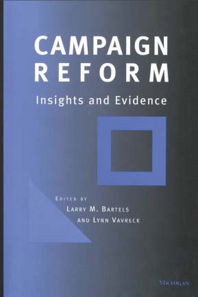 Cover image for Campaign Reform: Insights and Evidence