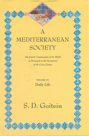 Cover image for A Mediterranean society: the Jewish communities of the Arab world as portrayed in the documents of the Cairo Geniza, Vol. 4