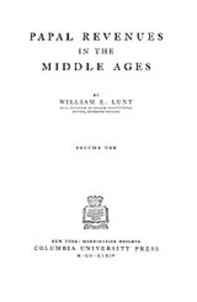Cover image for Papal revenues in the Middle Ages, Vol. 1