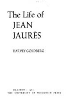 Cover image for The life of Jean Jaures