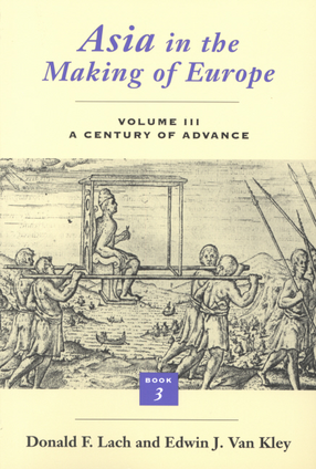 Cover image for Asia in the making of Europe, Vol. 3, Book 3