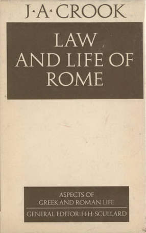 Cover image for Law and life of Rome