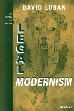 Cover image for Legal Modernism