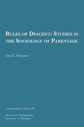 Cover image for Rules of Descent: Studies in the Sociology of Parentage