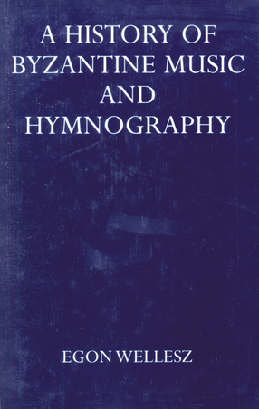 Cover image for A history of Byzantine music and hymnography