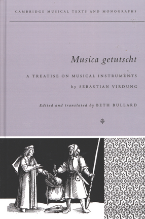 Cover image for Musica getutscht: a treatise on musical instruments (1511)