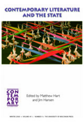 Cover image for Contemporary literature and the state