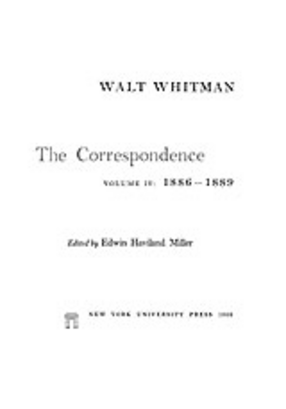 Cover image for The correspondence, Vol. 4