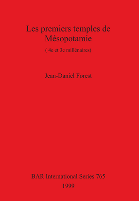 Cover image for Les premiers temples de Mésopotamie: (4e et 3e millénaires)