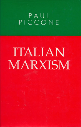 Cover image for Italian Marxism