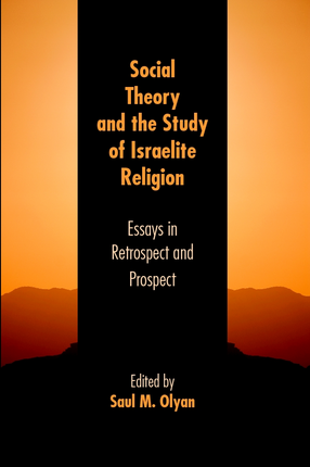 Cover image for Social theory and the study of Israelite religion: essays in retrospect and prospect