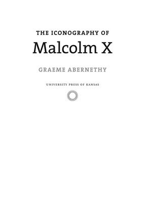 Cover image for The Iconography of Malcolm X