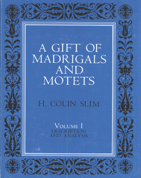 Cover image for A gift of madrigals and motets, Vol. 1