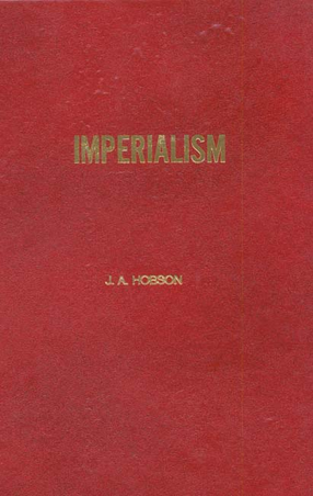 Cover image for Imperialism: a study