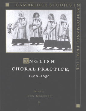 Cover image for English choral practice, 1400-1650